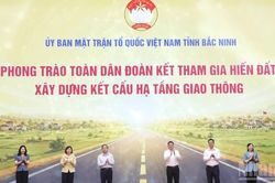 Bắc Ninh huy động sức dân hiến đất làm đường giao thông