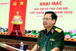 Quân đoàn 34 khai mạc Hội thi Bí thư chi bộ năm 2026