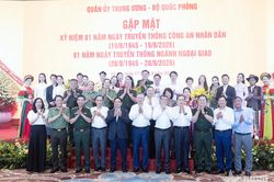 Gặp mặt kỷ niệm nhân dịp ngày truyền thống Công an nhân dân và ngành Ngoại giao