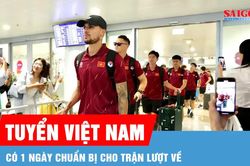 Đội tuyển Việt Nam có 1 ngày chuẩn bị cho trận lượt về