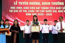 Đắk Lắk vinh danh học sinh, giáo viên đạt thành tích xuất sắc năm học 2025-2026