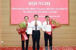 Chánh Văn phòng Tỉnh ủy Hưng Yên Nguyễn Tuấn Phong nhận thêm nhiệm vụ