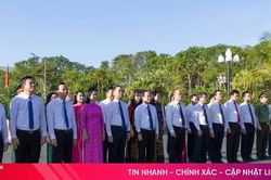 Lãnh đạo tỉnh Hà Tĩnh dâng hương báo công dâng Bác nhân dịp các ngày lễ lớn