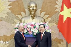 Chủ tịch Quốc hội tiếp Tổng Bí thư Đảng Lao động Mexico