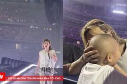 Jimin (BTS) dành cái ôm ấm áp cho em bé đang chiến đấu với bệnh ung thư