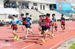 Gần 300 vận động viên tranh tài điền kinh