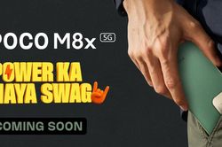 POCO M8x 5G lộ diện thiết kế tối giản ấn tượng với viền vàng và cụm camera gọn gàng hơn
