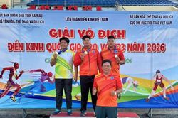 Đà Nẵng giành 21 huy chương tại Giải điền kinh quốc gia U20 và U23