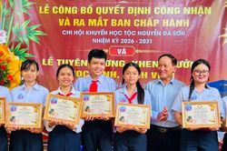 88 học sinh, sinh viên tộc Nguyễn Đà Sơn được tuyên dương, khen thưởng