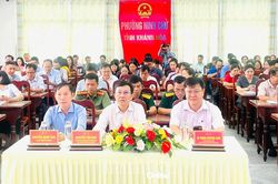 Phường Ninh Chử diễn tập lan tỏa thông tin tích cực trên không gian mạng