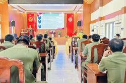 Công an tỉnh Khánh Hòa phổ biến kỹ năng ứng phó thiên tai tại khu vực Khánh Sơn