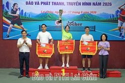 Bế mạc Giải Vô địch Pickleball tỉnh Lai Châu lần thứ II - Tranh Cúp Báo và Phát thanh, Truyền hình năm 2026