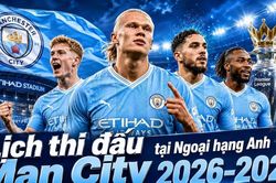 Lịch thi đấu Man City tại Ngoại hạng Anh 2026 - 2027 đầy đủ 38 vòng