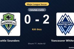 Thống kê trận đấu Seattle Sounders 0-2 Vancouver Whitecaps: T. Muller tỏa sáng, Vancouver Whitecaps giành trọn 3 điểm