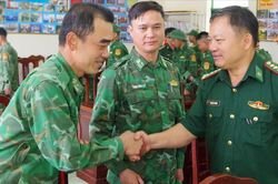Động viên lực lượng biên phòng hỗ trợ xây dựng trường nội trú Quảng Trực