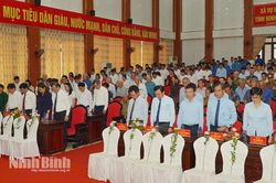 Kỷ niệm 60 năm Ngày hy sinh của cán bộ, chiến sĩ TNXP Đại đội 895, công nhân đường sắt và dân quân tại Ga Núi Gôi