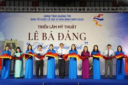 Triển lãm mỹ thuật 'Lê Bá Đảng-Khát vọng hòa bình'
