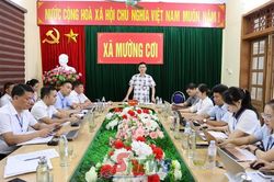 Kiểm tra công tác cải cách hành chính tại xã Mường Cơi