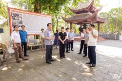Kiểm tra công tác tu bổ, tôn tạo Khu di tích lịch sử Quốc gia 27-7
