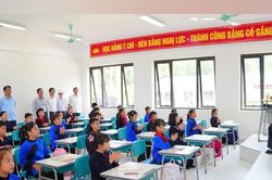 Cao Bằng gấp rút hoàn thành 11 trường nội trú liên cấp trước thềm năm học mới