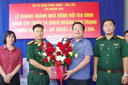 Lữ đoàn 204, Bộ Tư lệnh Pháo binh - Tên lửa khánh thành bàn giao 'Nhà đồng đội' năm 2026