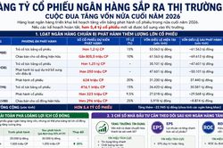 Hàng tỷ cổ phiếu ngân hàng sắp 'bung', cuộc đua tăng vốn bước vào giai đoạn mới