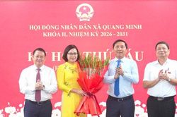 Đồng chí Nguyễn Thị Ngọc Hà được bầu giữ chức Chủ tịch HĐND xã Quang Minh