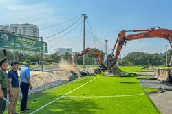 Phường Từ Liêm cưỡng chế 3 công trình vi phạm trên đất nông nghiệp