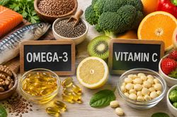 Tác dụng khi bổ sung omega-3 và vitamin C