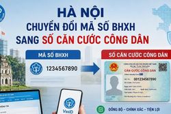 Hà Nội chuyển đổi mã số BHXH sang số căn cước công dân