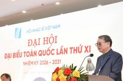 Nhạc sĩ Đức Trịnh t&aacute;i đắc cử Chủ tịch Hội Nhạc sĩ Việt Nam nhiệm kỳ 2026-2031