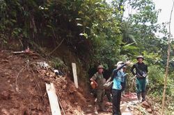 Phát hiện, xử lý 3 điểm khai thác vàng trái phép