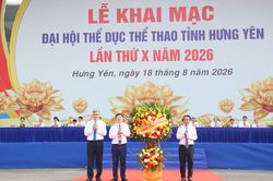 Khai mạc Đại hội TDTT tỉnh Hưng Yên lần thứ X năm 2026