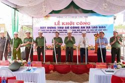 Đẩy nhanh xây dựng trụ sở Công an các xã biên giới ở Quảng Trị