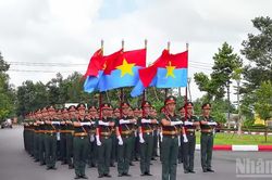 Những hình ảnh đẹp của khối quân đội tập luyện cho chương trình 'Tổ quốc trong tim'