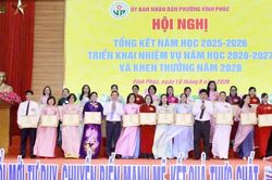 Giáo dục-Đào tạo phường Vĩnh Phúc dẫn đầu tỉnh trong nhiều cuộc thi, hội thi