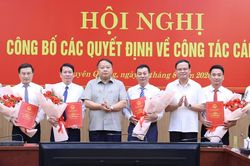 4 cán bộ Tuyên Quang được luân chuyển nhận nhiệm vụ mới