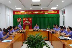 VKSND tỉnh Vĩnh Long kiểm tra công tác tại VKSND khu vực 11