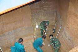 TP. Hồ Chí Minh: Tìm thấy 3 hài cốt liệt sĩ sau hơn 50 năm tại Xã Thường Tân