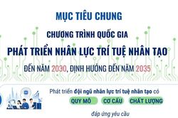 Chương trình quốc gia phát triển nhân lực trí tuệ nhân tạo đến năm 2030, định hướng đến năm 2035