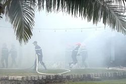 Khống chế nhanh vụ cháy tại khu dịch vụ ven biển ở Tuy Hòa