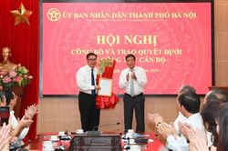 Ông Nguyễn Quang Hiếu giữ chức Giám đốc Sở Nội vụ Hà Nội