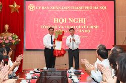 Ông Nguyễn Quang Hiếu giữ chức Giám đốc Sở Nội vụ Hà Nội
