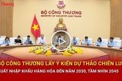 Bộ Công Thương lấy ý kiến Dự thảo Chiến lược xuất nhập khẩu hàng hóa đến năm 2030, tầm nhìn 2045