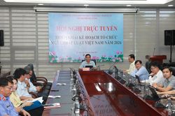Bộ Tư ph&aacute;p ph&aacute;t động cuộc thi trực tuyến t&igrave;m hiểu về Hiến ph&aacute;p v&agrave; ph&aacute;p luật trong kỷ nguy&ecirc;n số
