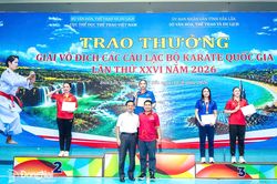 Các đơn vị Đồng Nai giành 13 huy chương Giải vô địch các câu lạc bộ Karate quốc gia