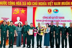 Th&agrave;nh lập Hội Doanh nghiệp, doanh nh&acirc;n cựu chiến binh x&atilde; Tuy Phước