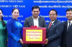 Thường trực HĐND tỉnh Gia Lai hội đàm với Thường trực HĐND tỉnh Champasak