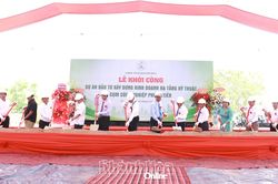 Khởi công cụm công nghiệp đầu tiên ở khu vực miền núi Bác Ái
