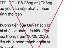 Cục CSGT cảnh b&aacute;o tin nhắn giả mạo phạt nguội, dọa tăng 50% tiền phạt